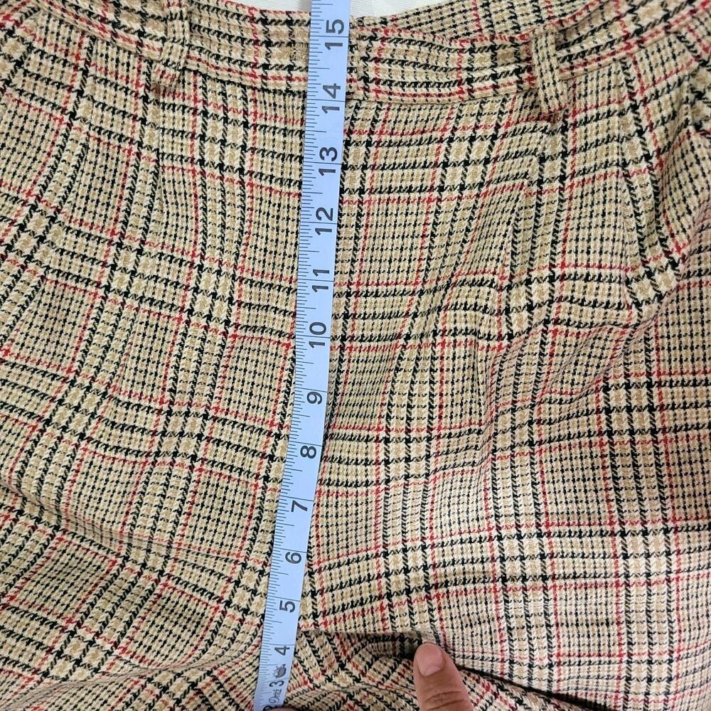 Vintage Pendleton Classic 2 Piece Set Size 10 - Wool Plaid Vest + Pleated Shorts - Picture 11 of 11